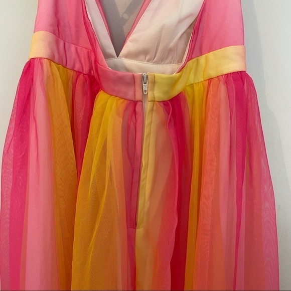 Fashionnova Hideaway Ombré Pink&Yellow Maxi Dress - Picture 8 of 15